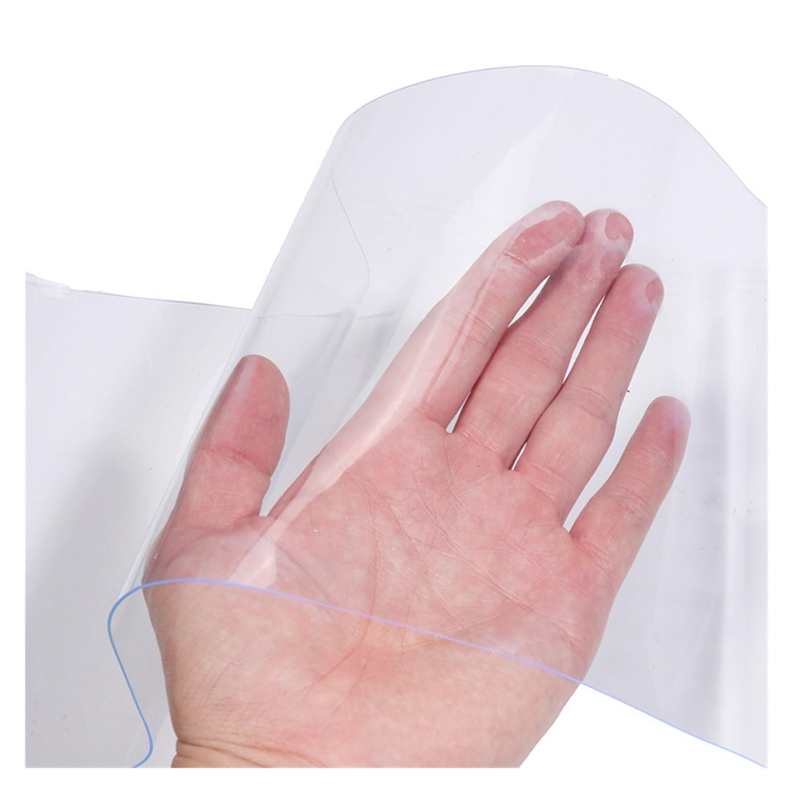 GSCLZ PVC Door Curtain, Transparent Windproof, Modern Air Conditioning Room Hanging Strips Warehouse,home Doors Windows Screen(18CM x 230CM)