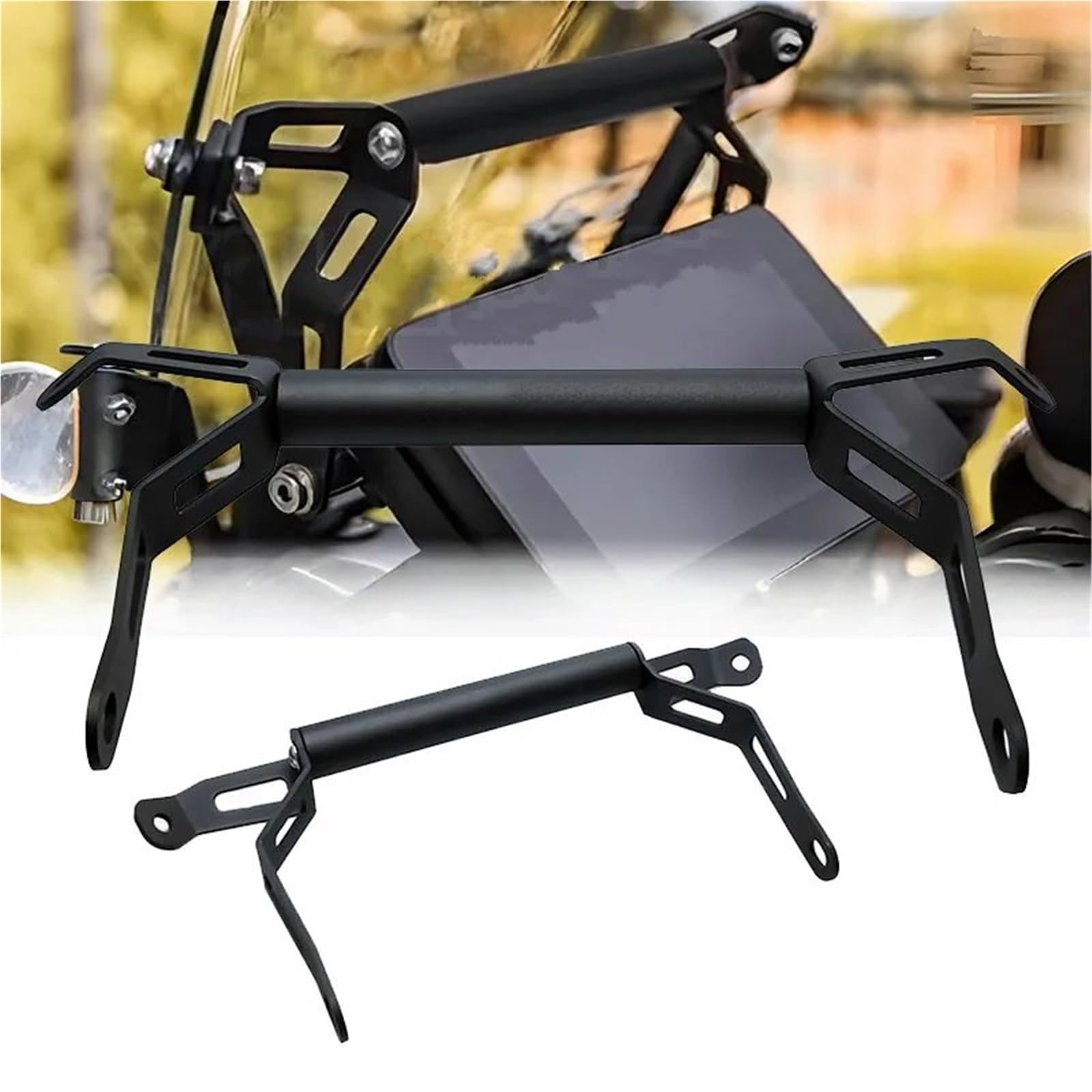Uchwyt do nawigacji GPS Pasuje do motocykla QJMOTOR SRT800 SRT750 SRT600 800X 750X 600X Uchwyt na nawigację mobilną Uchwyt na telefon GPS Uchwyt na płytę Motocyklowy uchwyt nawigacyjny GPS(NO LOGO)