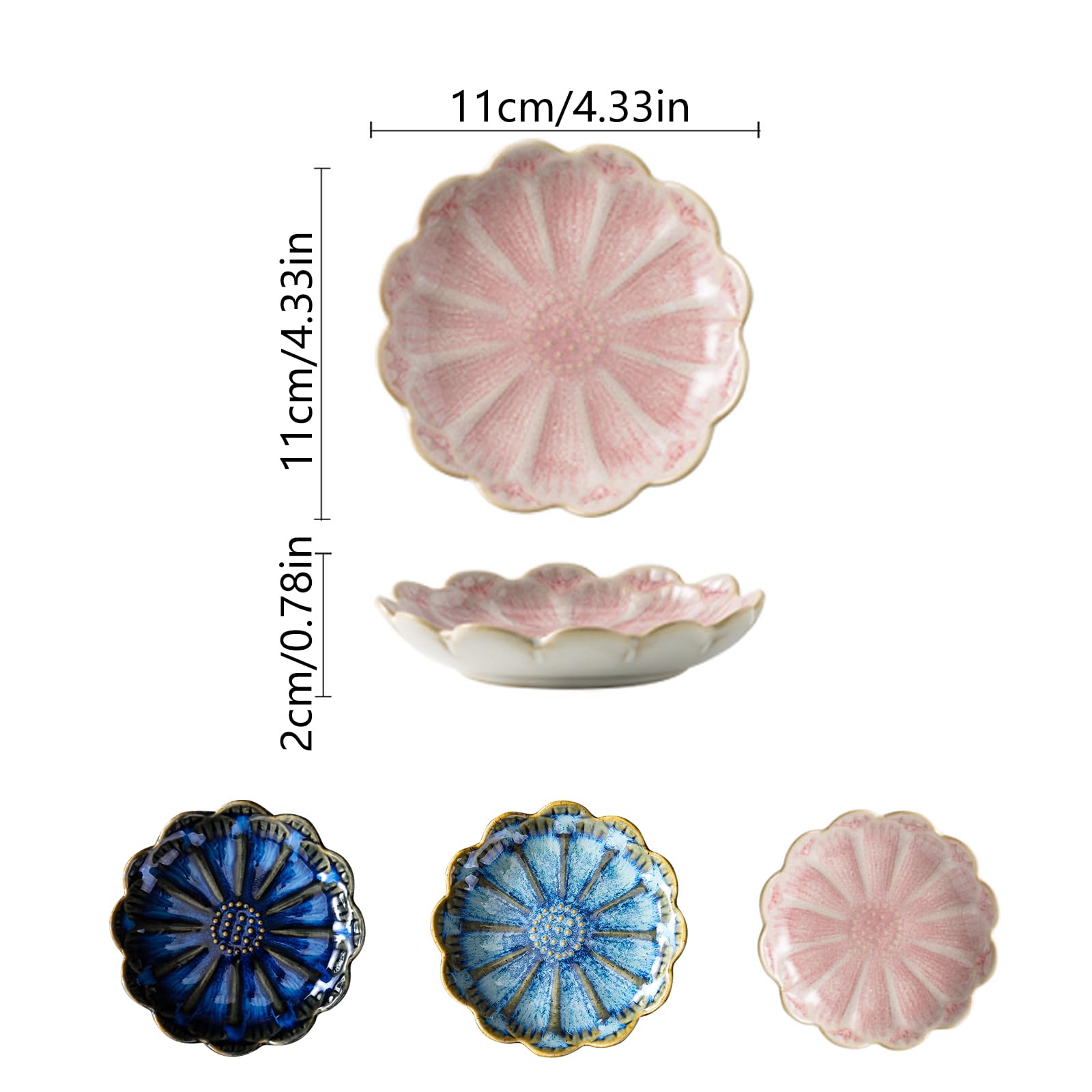 Tace biżuteria, ceramika, kwiaty, dekoracyjna taca porcelanowa, talerzyki biżuteria, zestaw półek na pierścionki, kolczyki, naszyjniki, szminki, różowe, białe