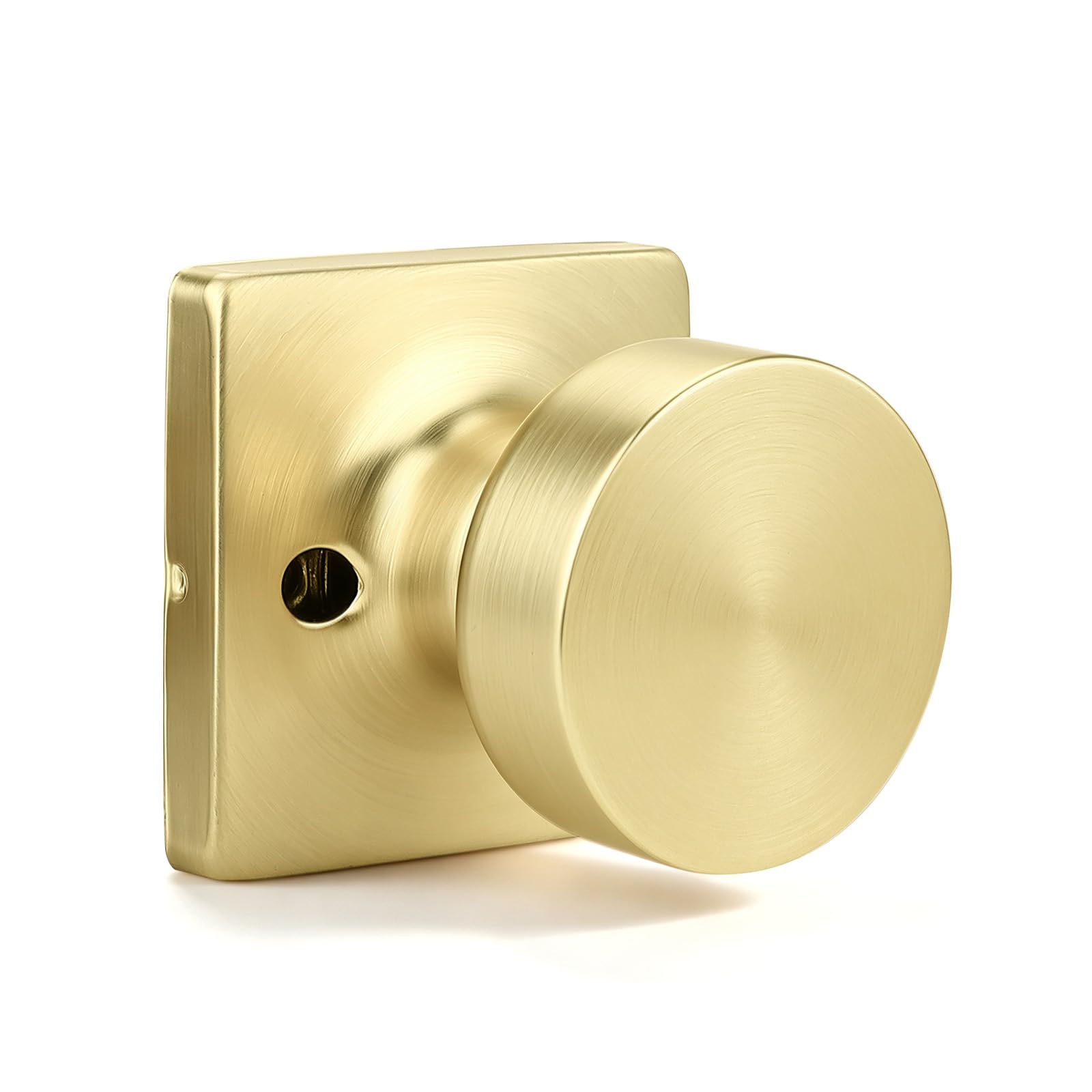 Black Keyless Door Knobs - Privacy & Security -10
