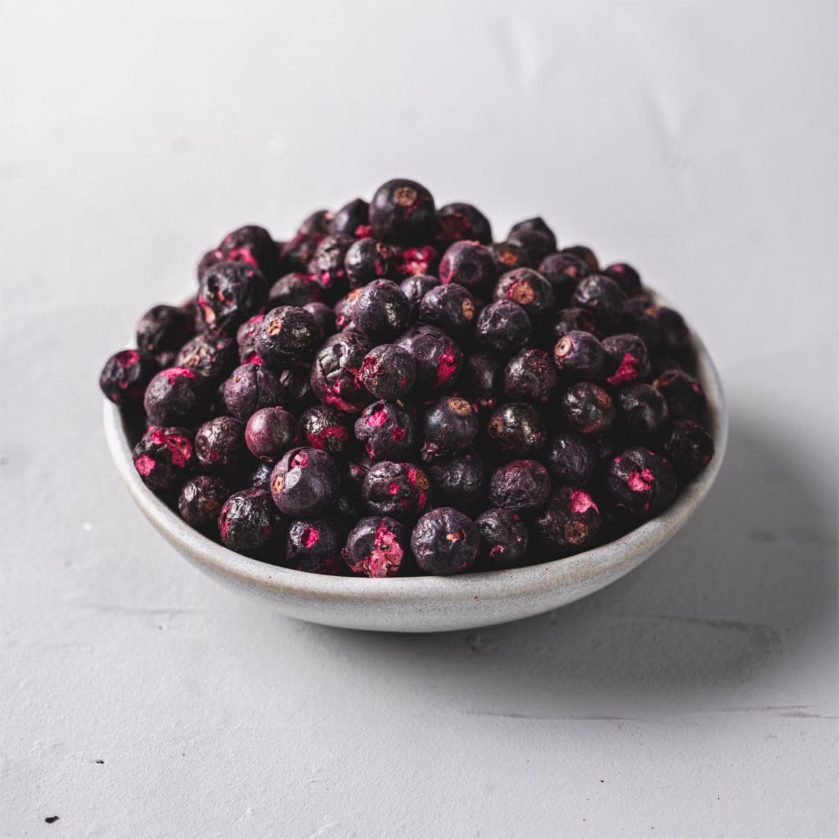 Müsli Mühle Schwarze Johannisbeeren gefriergetrocknet – 100% Ganze/Bruch Frucht – Ohne Zuckerzusatz – ideal für Müsli & Joghurt – Trockenfrucht – Beeren Obst – 1000g