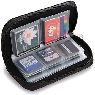 Slots Memory Card Case SD SDHC MMC CF Micro SD Memory Card Storage Carrying Pouch Case Holder Wallet Memory Card Cases for icro SD X D Card Case Water-Resistant