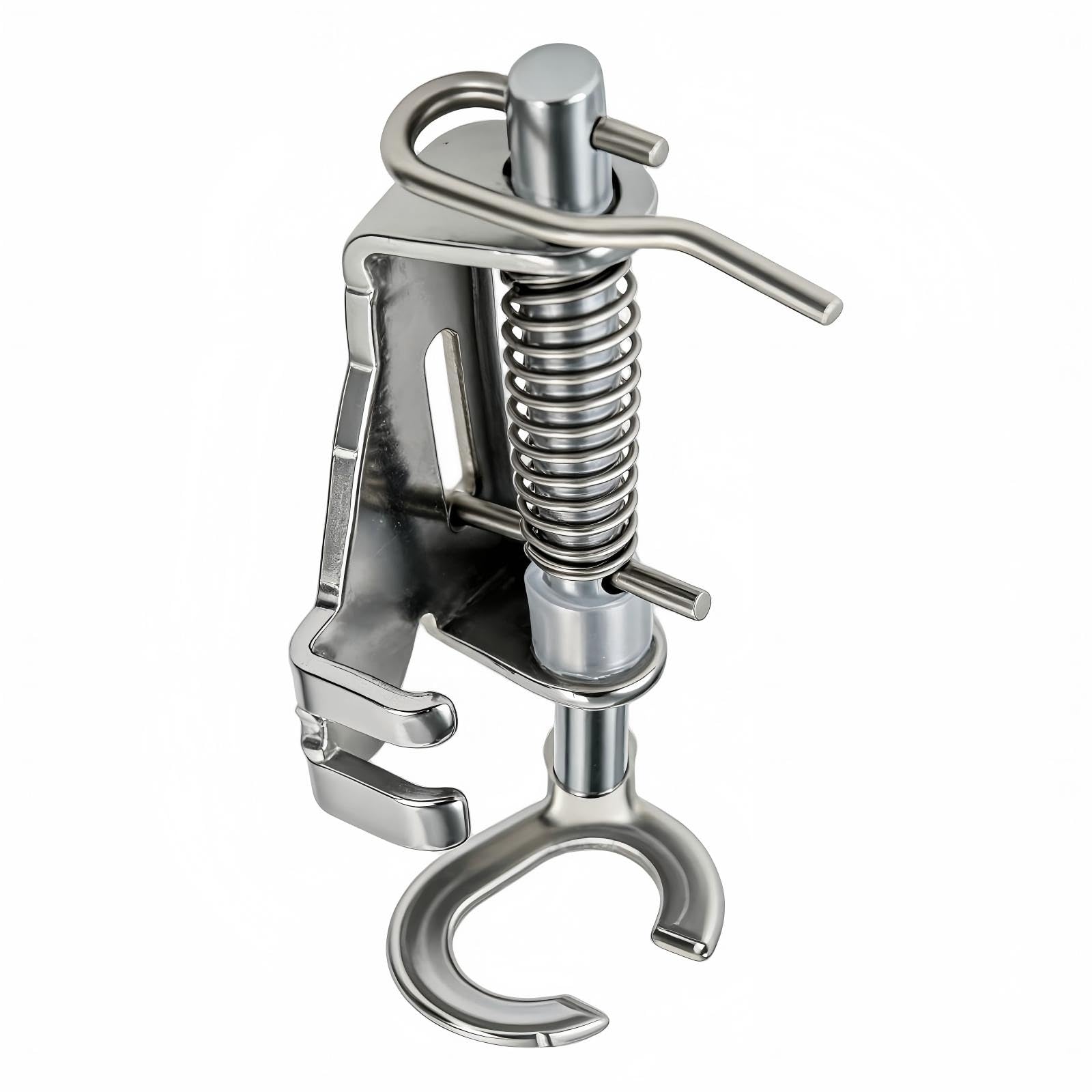 Metal Open Toe Free Motion Quilting Embroidery Presser Foot for Most Low Shank Singer, Brother, Janome, Juki, Babylock, Elna, Kenmore, White and More Sewing Machines