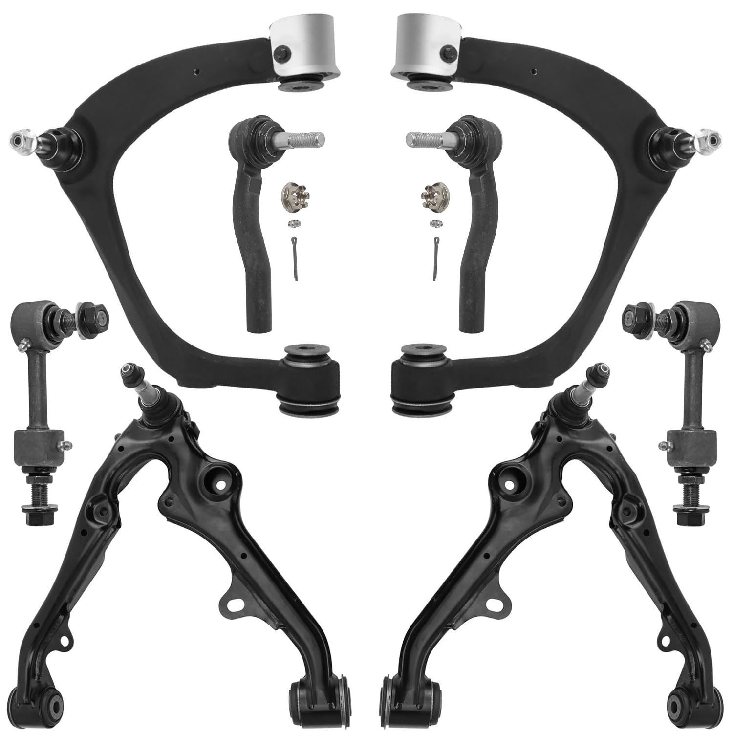 Detroit Axle - 8pc Front End Kit for 2019-2024 Chevrolet Silverado 1500