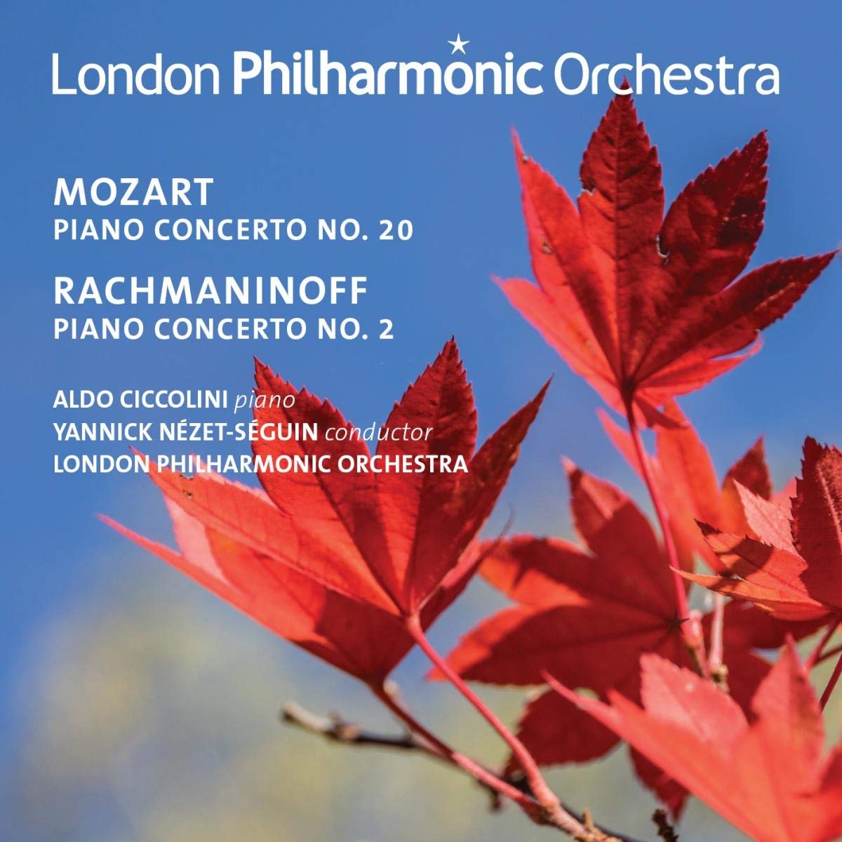 Mozart: Piano Concerto No. 20; Rachmaninov: Piano Concerto No. 2 [Audio CD] London Philharmonic Orchestra; Aldo Ciccolini; Sergei Rachmaninov and Yannick Nezet-Seguin