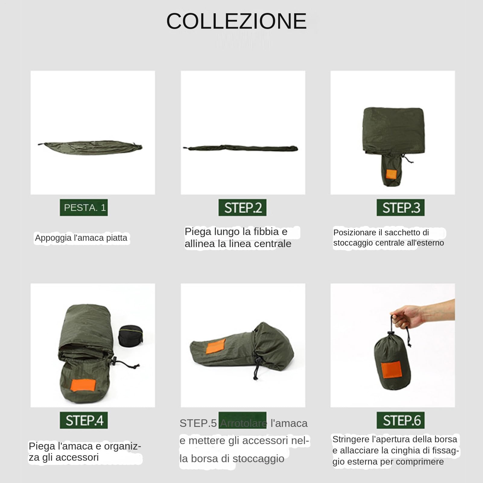 Hamac Portable Hamac de Camping Portable avec Moustiquaire Intégrée