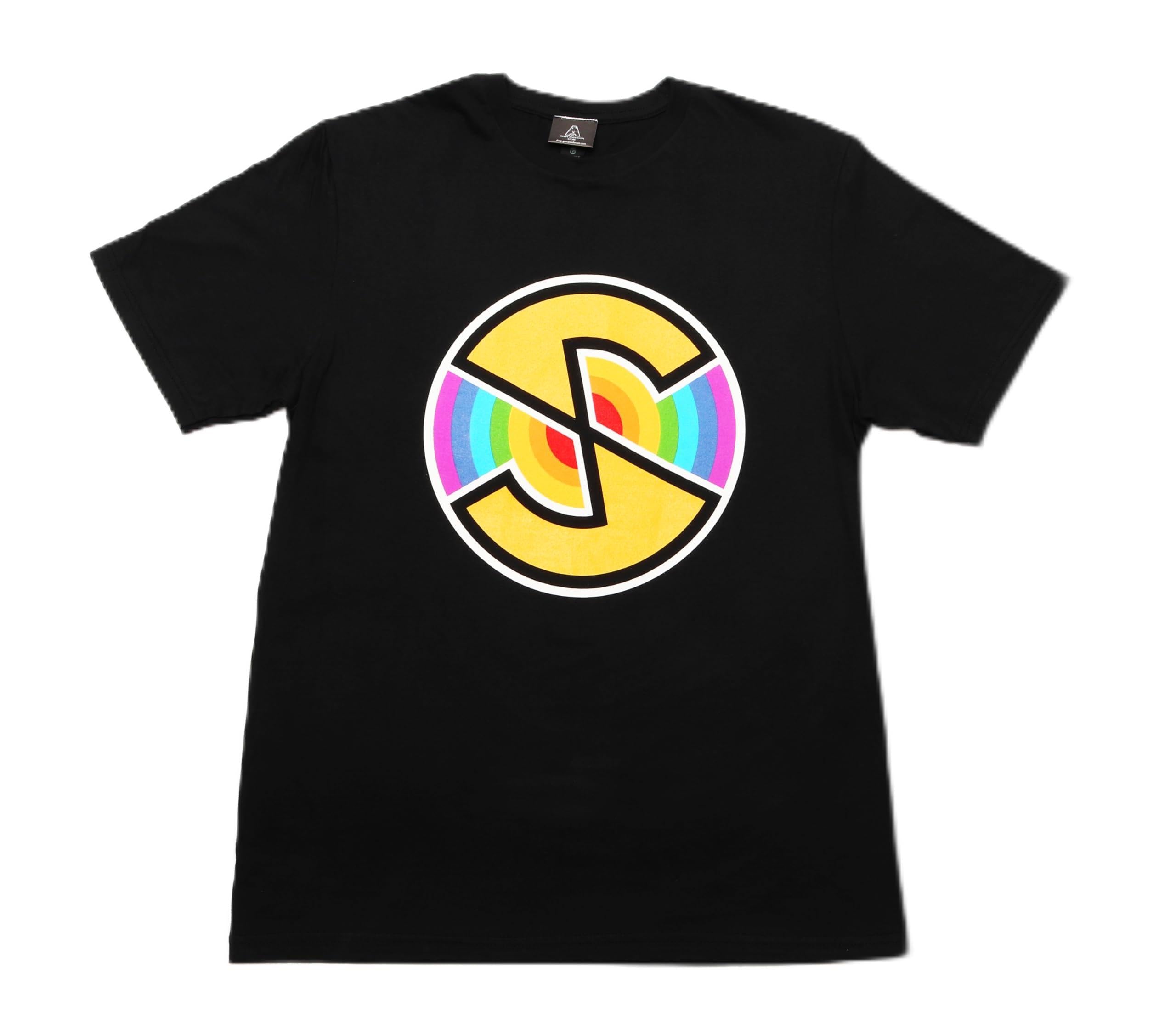 A Gerry Anderson Unisex Black Captain Scarlet Spectrum Logo T-Shirt – Gerry Anderson’s Captain Scarlet And The Mysterons Shirt, 100% Cotton, Official Exclusive Merchandise, Modern Classic Fit,