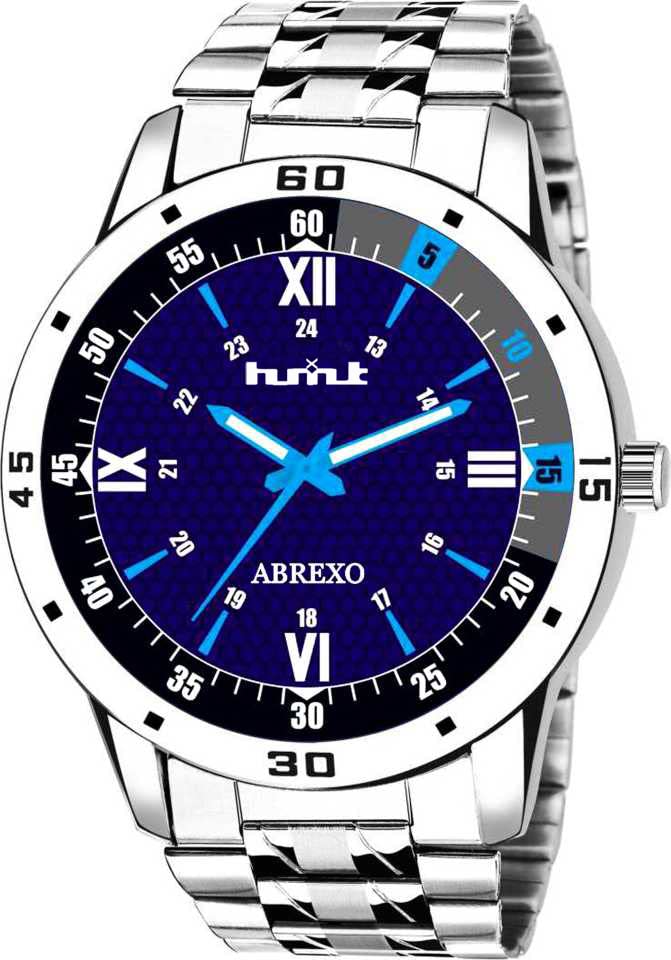 HMXTHMXT-18 Brazen Blue Series Men's 11 Bold Black Series Black Men's Classic Trending Style| Reliable Performance and Styish Men's Analog Watch - Perfect for Everyday Wear and Special Occasion