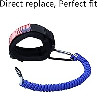 Vista 7 de Cordón para interruptor de barco con correa de muñeca compatible con motor fuera de borda Mercruiser Interruptor de parada de emergencia, cable