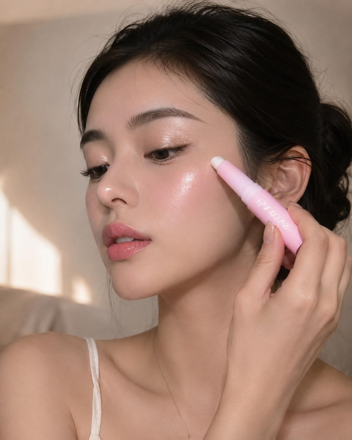 Jelly Stick Highlighter | Multi-Use Glow | For Eyelids, Cheeks & Face | Glossy Shimmer Finish-image-31