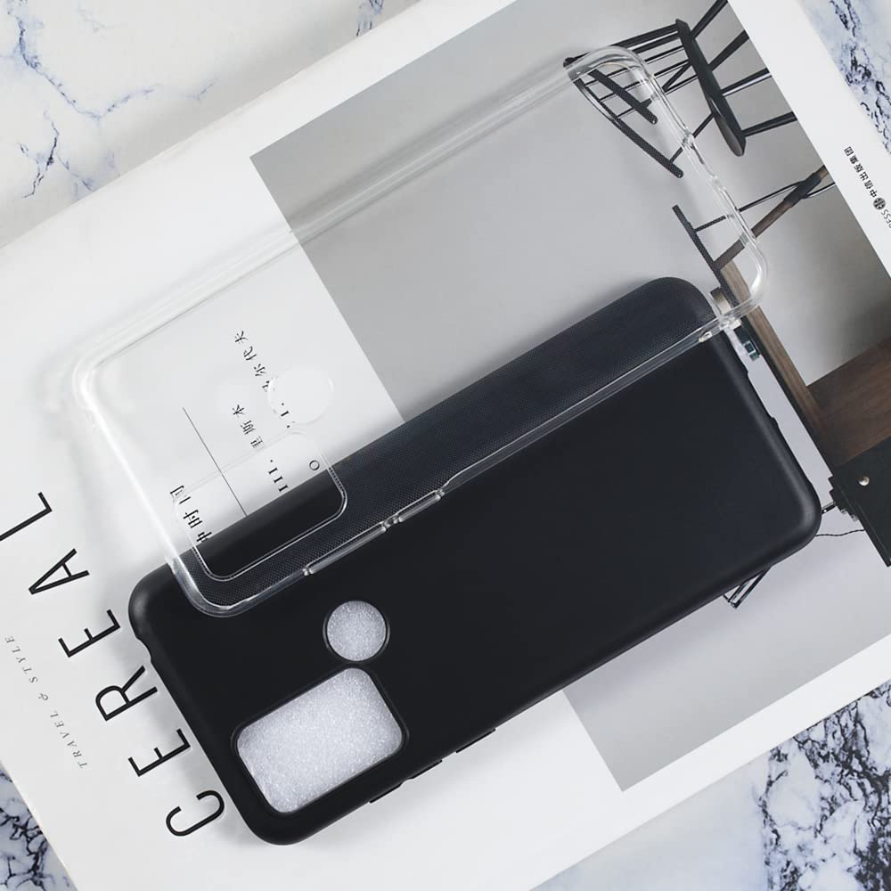 LMLQSZ Custodia per TCL 305i, Morbido TPU Silicone Case Gel Sottile
