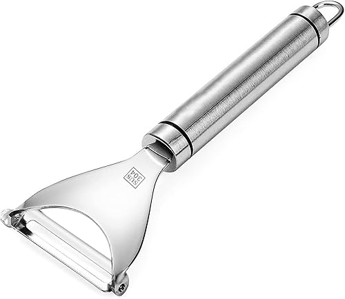 Pelador para verduras y frutas Ajo Prensa Pelador Set guyucom para cocina Plateado