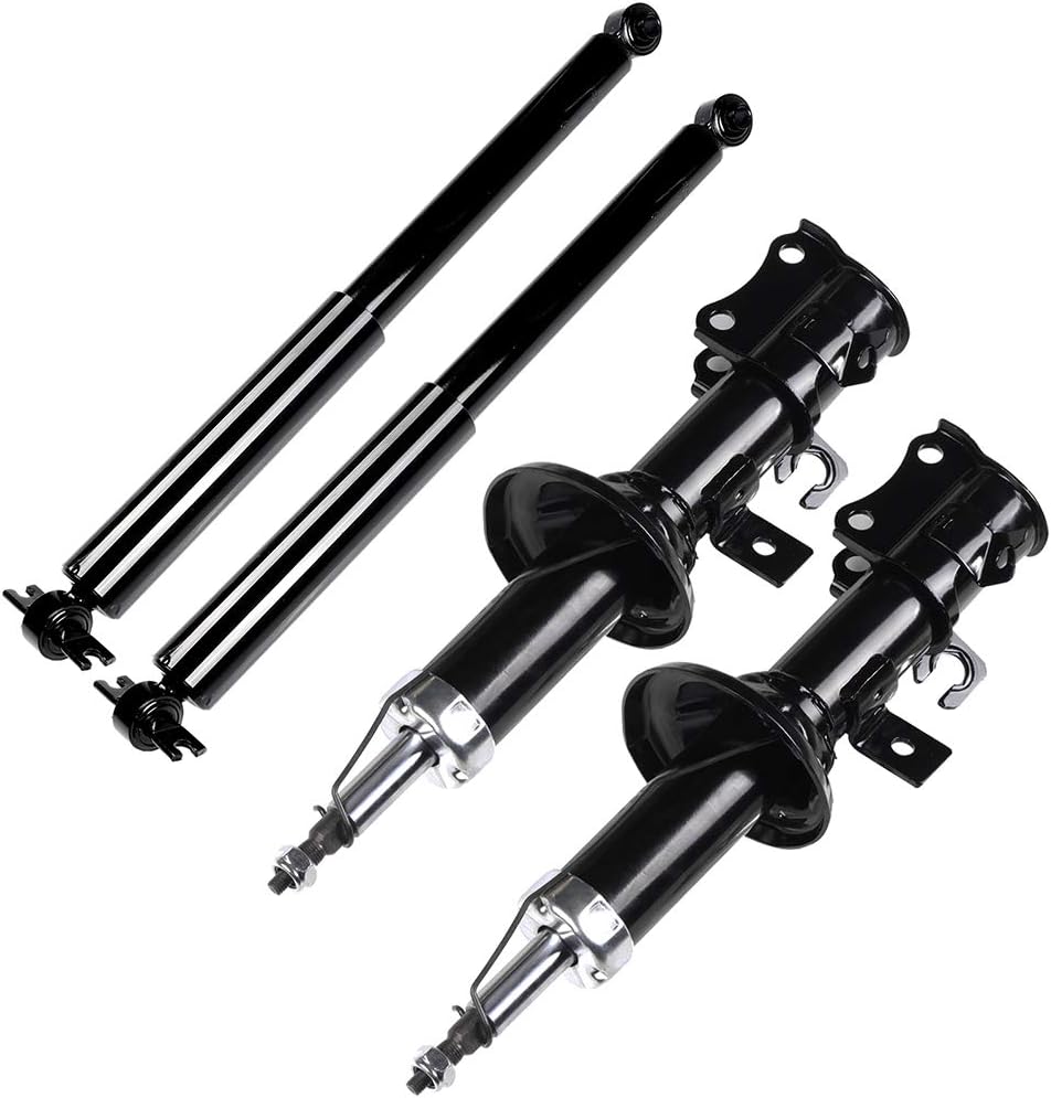 For Kia Shocks (4pcs) LSAILON Front Rear Shocks Absorbers Fits 2002-2005 for Kia Rio Shocks Struts Kits with 343353 333512 333513
