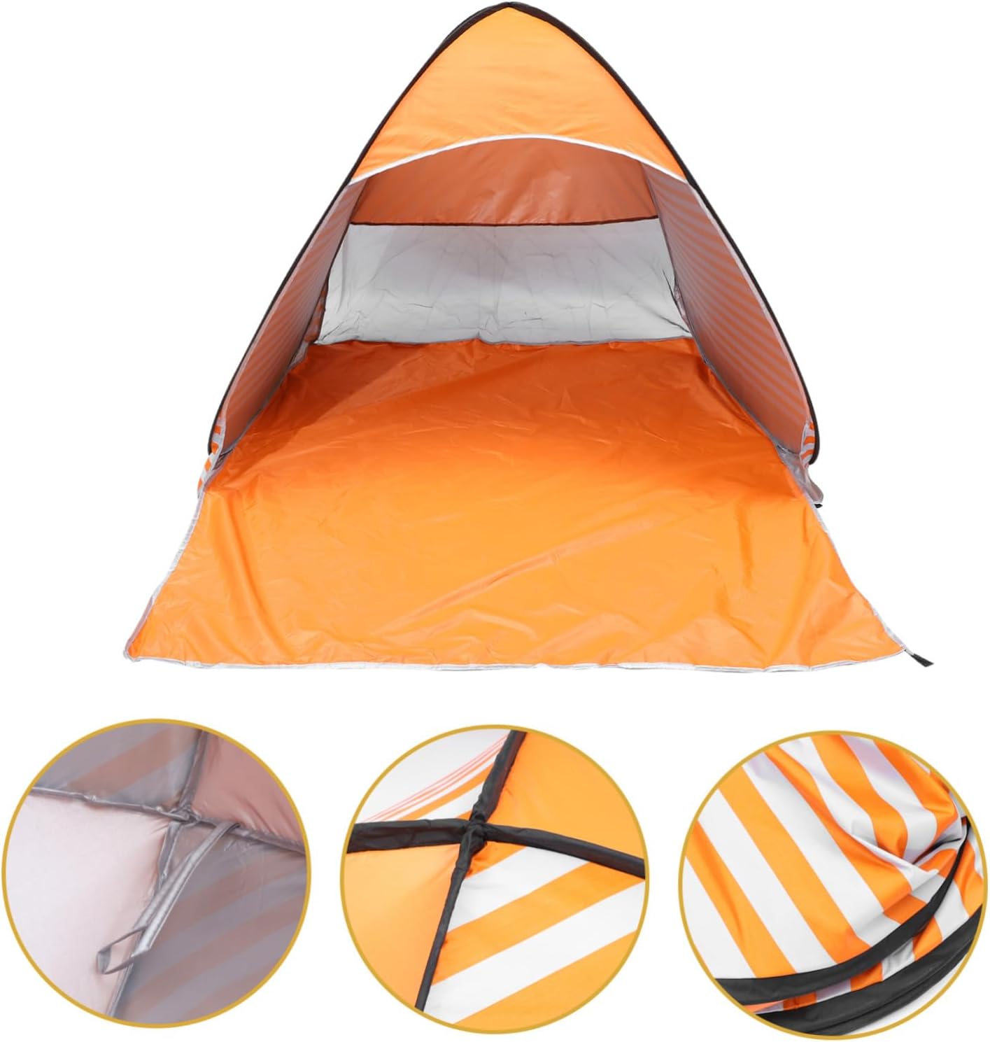 Generic Portable Automatic Pop-up Camping Tent Coated Breathable Sun Shelter for Beach Picnic Hiking Easy Setup Outdoor Shelter for Adults and Folding Tent