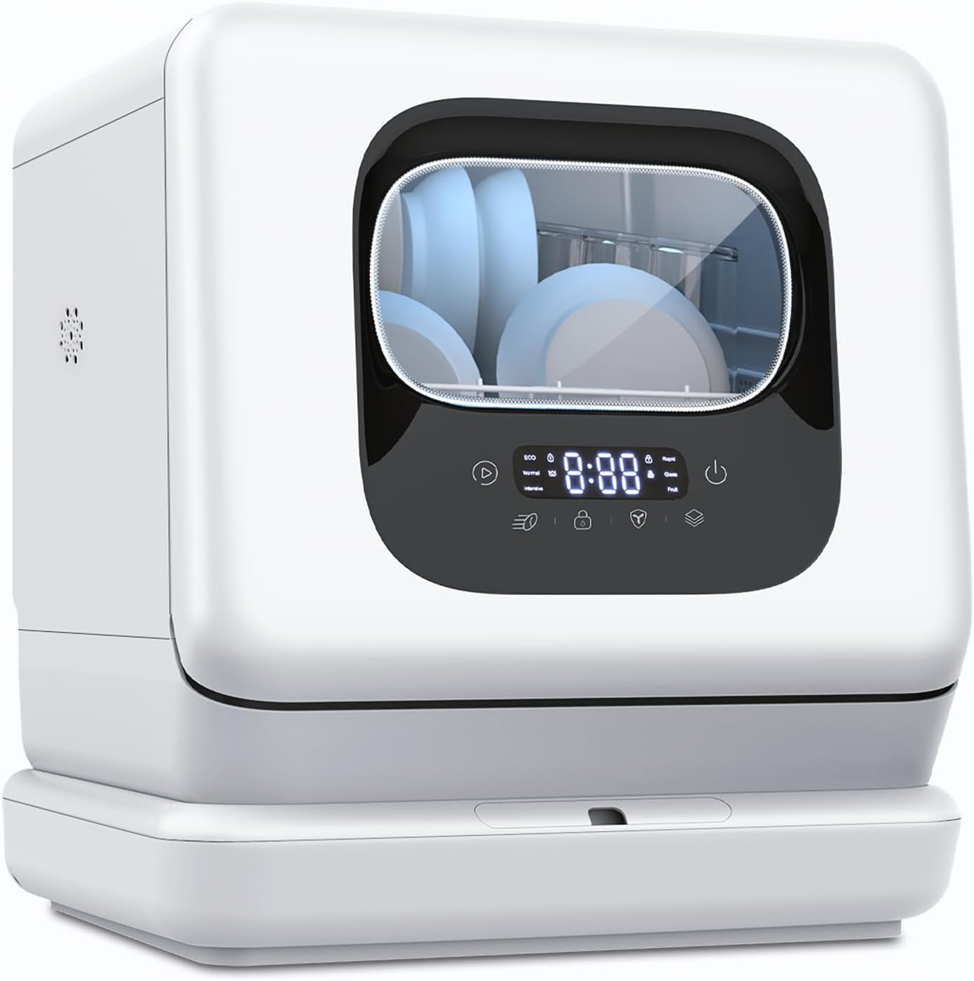 AGLUCKY Countertop Dishwasher, Portable Dishwasher with 1