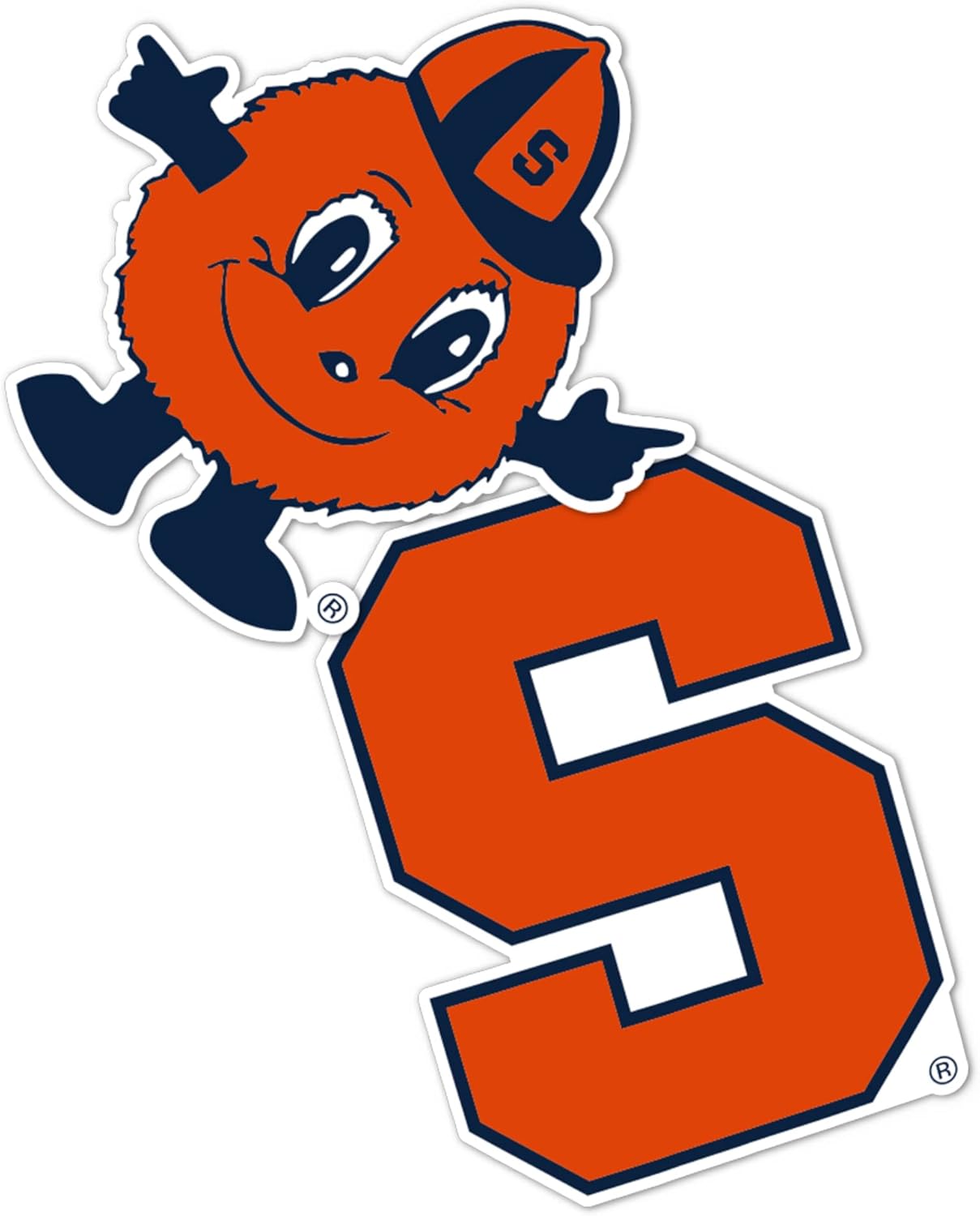 Desert Cactus Syracuse University Sticker Vinyl Decal Laptop Water Bottle Car Scrapbook (4 Inch Set VB)