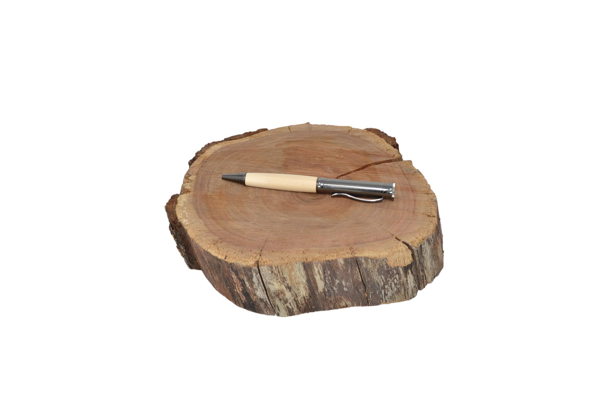 Holz Kugelschreiber - Holzkugelschreiber aus Linde - Drehkugelschreiber - Drehmechanismus nachfüllbar - einzigartiges Geschenk - Holzstift - Geschenk Unikat handmade wechselbare Mine