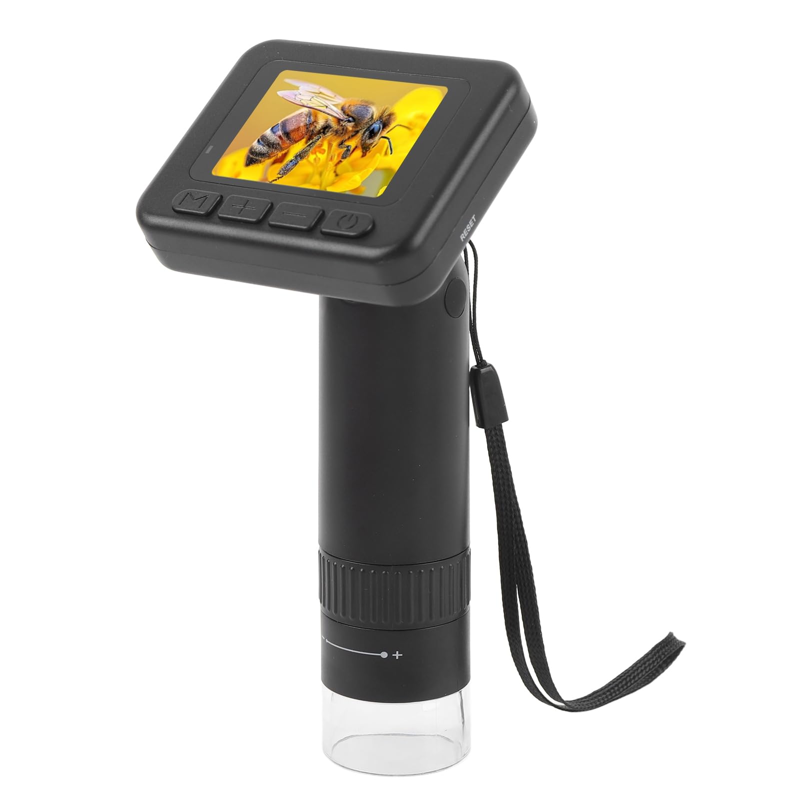 Microscopio Digitale Portatile Telecamera Microscopio 50X-1000X 2 Pollici LCD 1080P Video 32MP Foto 8 LED USB per Bambini Piante e Gioielli