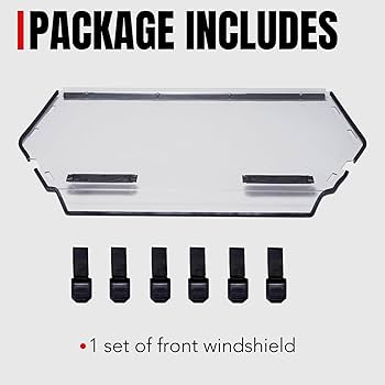 Amazon.com: A & UTV PRO Front Windshield for 2022-2024