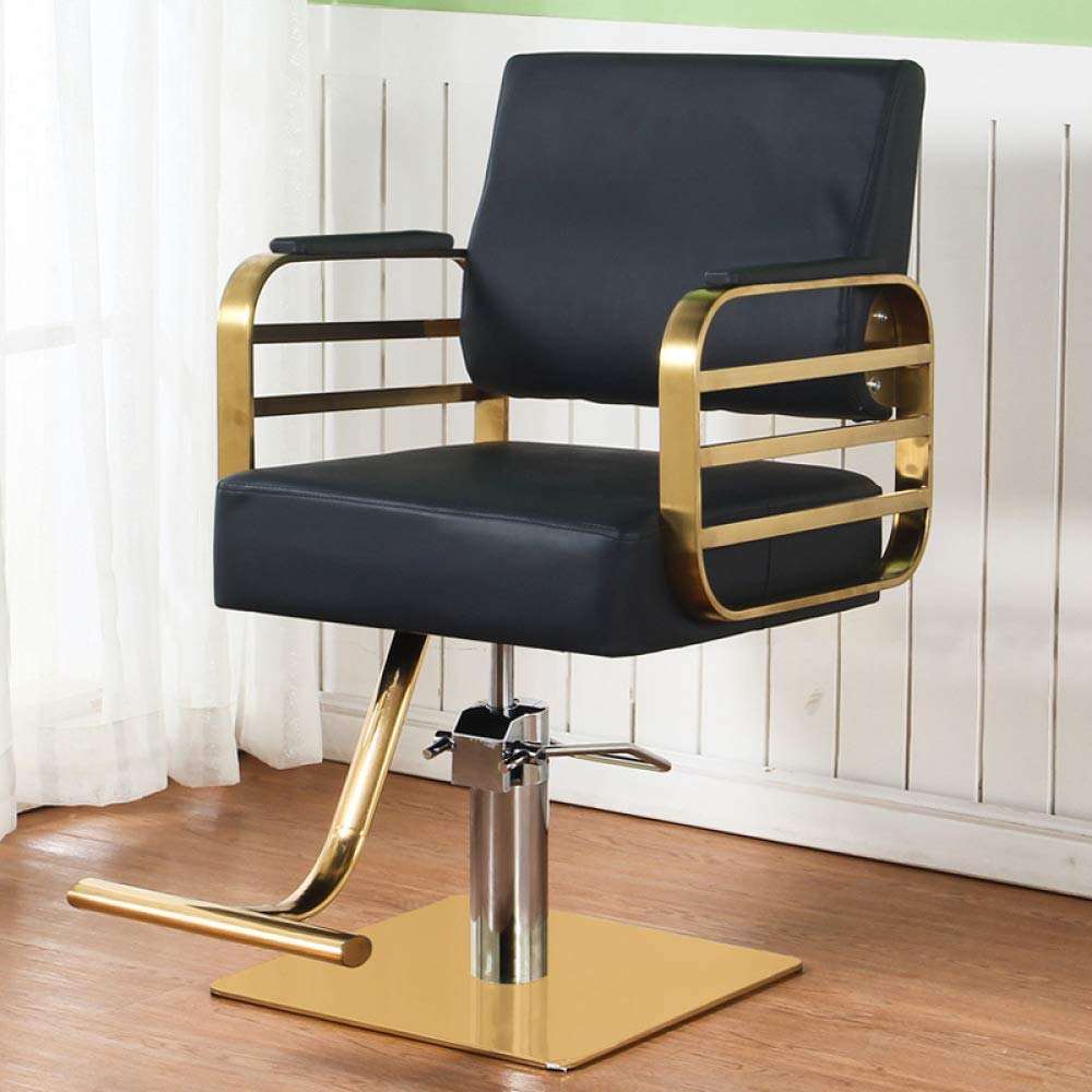 Poltrone Parrucchiere,Sedia Girevole Per Parrucchiere,Sgabello Da Barbiere Di Bellezza,Sgabelli Per Lo Styling Moderni,Sedia Elevabile Idraulica Professionale,50X50X92Cm,U,S Made in China