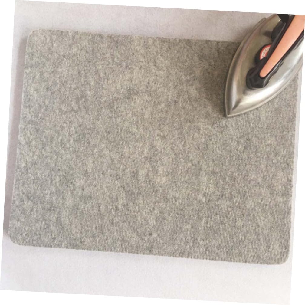 Wolle Bügelunterlage Doppelseitig Verwendbar Hitzebeständige Pressmatte 30x45cm Tragbar für Haushalt und Hohe Temperaturen zum Bügeln