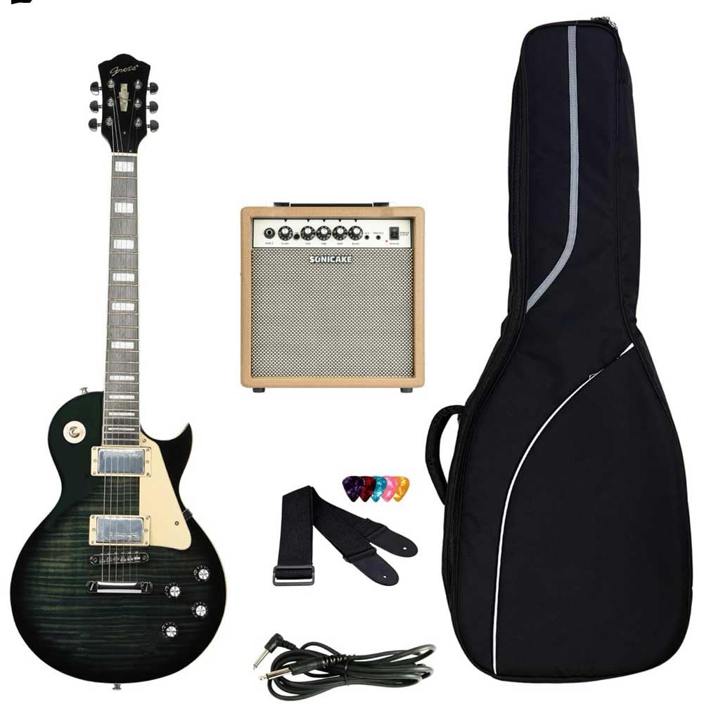 Grote Les Paul-Style Electric Guitar GTLP-2 BK Kit HH Pickup