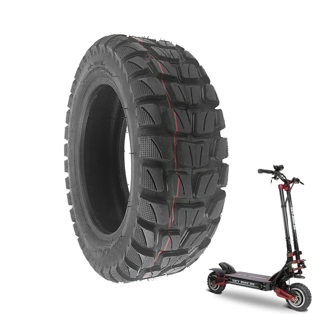 90/65-6.5 Offroad-Tubeless Pneus 11 Pouces Pneu Gonflable pour Kukirin G4/Zero 11X/Speedual Plus/Dualtron Ultra/Kaabo Trottinette électrique Pneus à Vide épaissi Résistant à l'usure (1 Pièce)