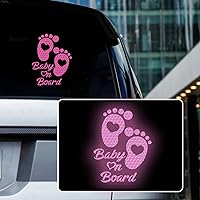 Vista 13 de Adhesivo para automóvil con ventosas dobles para bebé a bordo, con ventosas dobles, calcomanía de advertencia de seguridad para niños a bordo