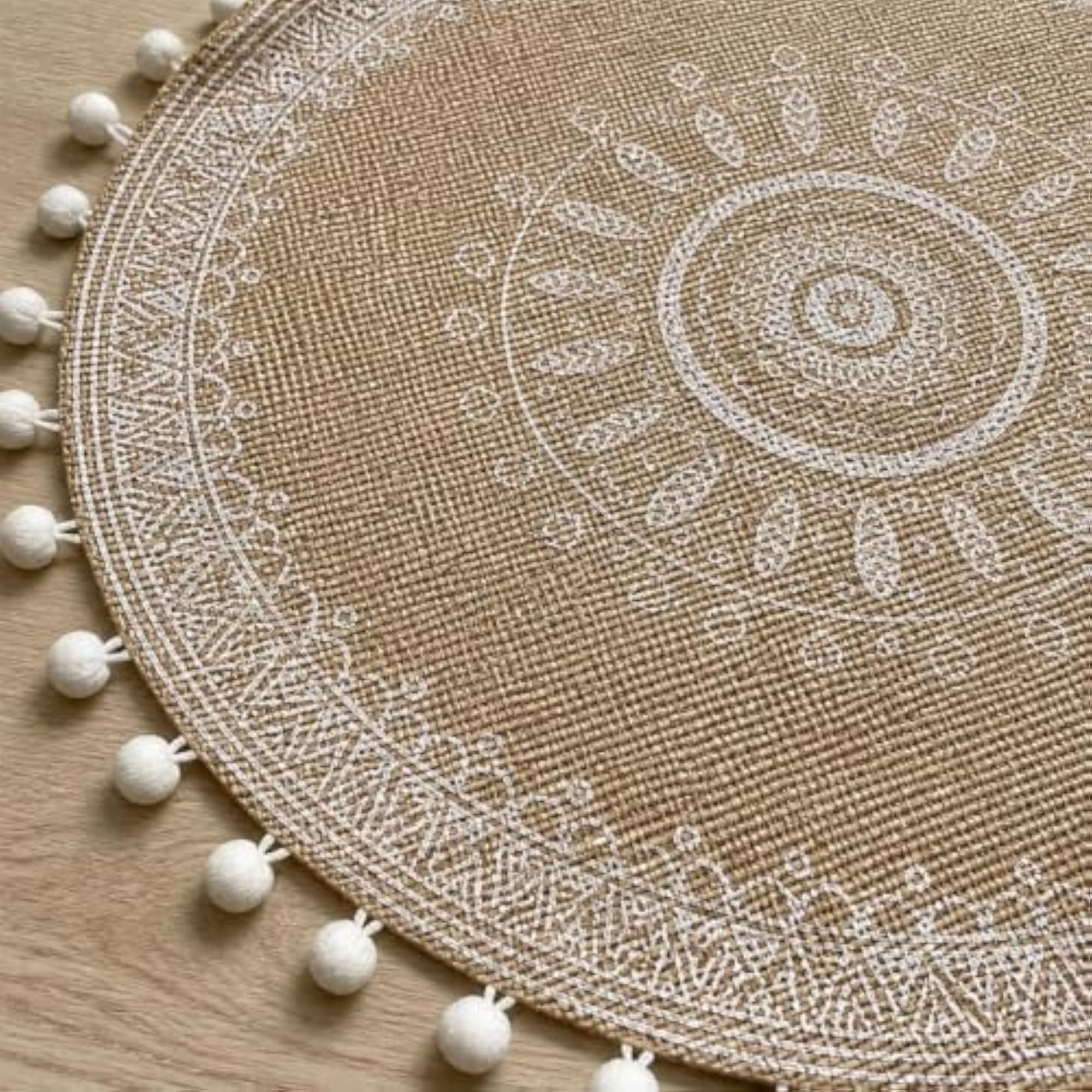 Linen Placemats for Dining Table, Heat Resistant, 10/12 Pack