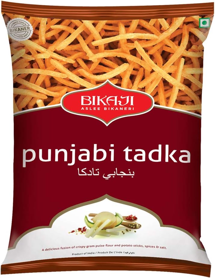 Punjabi Tadka Indian Namkeen Snack 200g (Pack of 8)