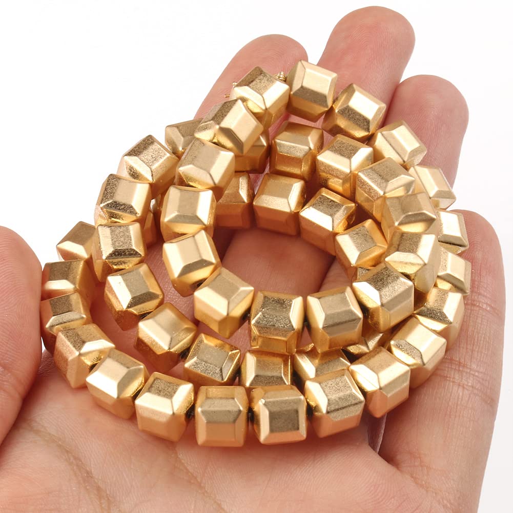 Small Plastic Spacer Beads JGFinds Tiny, Small Square CCB Plastic Beads, 500 Pack, 3mm With 1.4mm Hole (Gold) - Spacer Beads For Jewelry Making, Mini Beads, Acrylic With Gold Filled Beads Look
