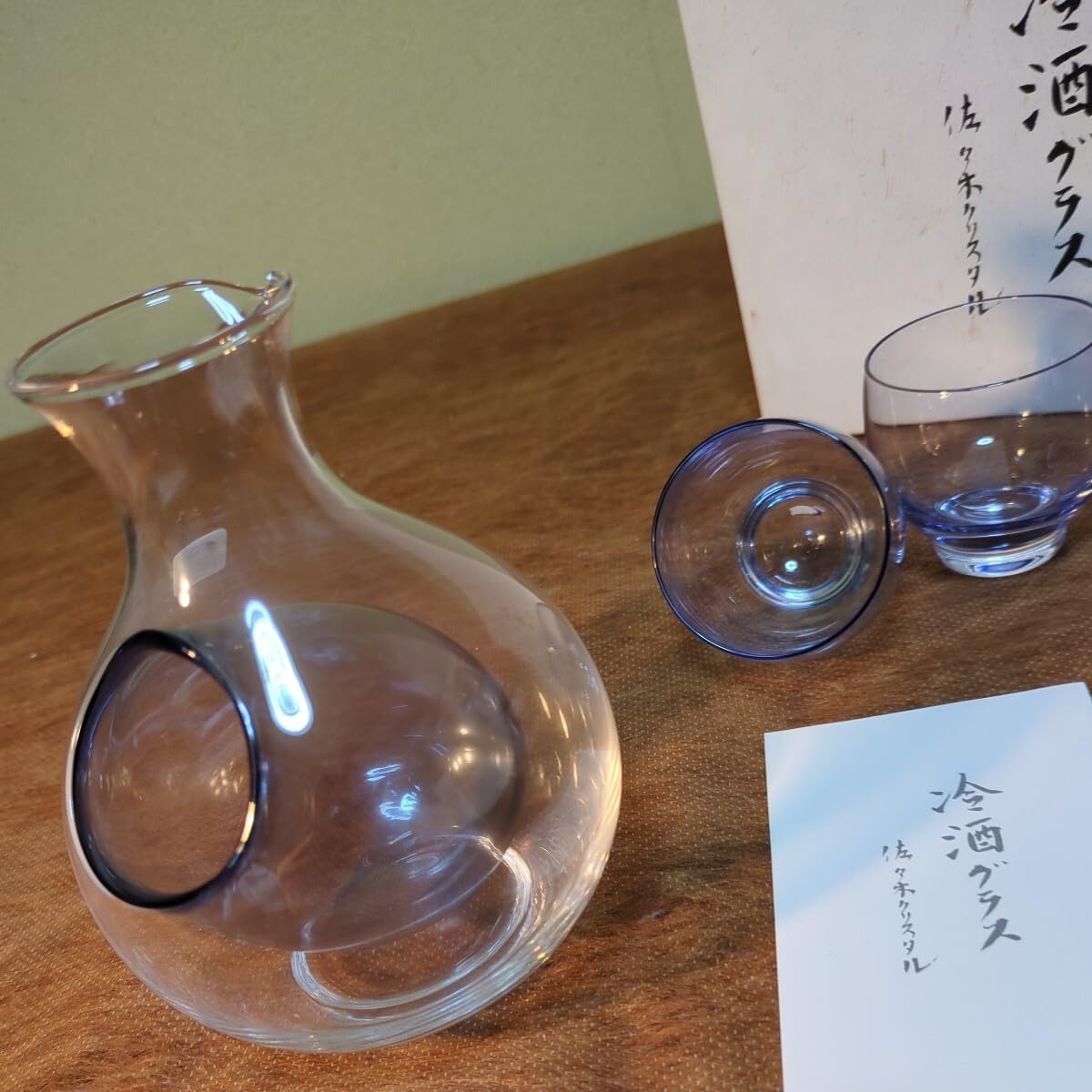 Amazon.co.jp: 佐々木硝子 冷酒3点セット 酒器 徳利 盃 お猪口 冷酒