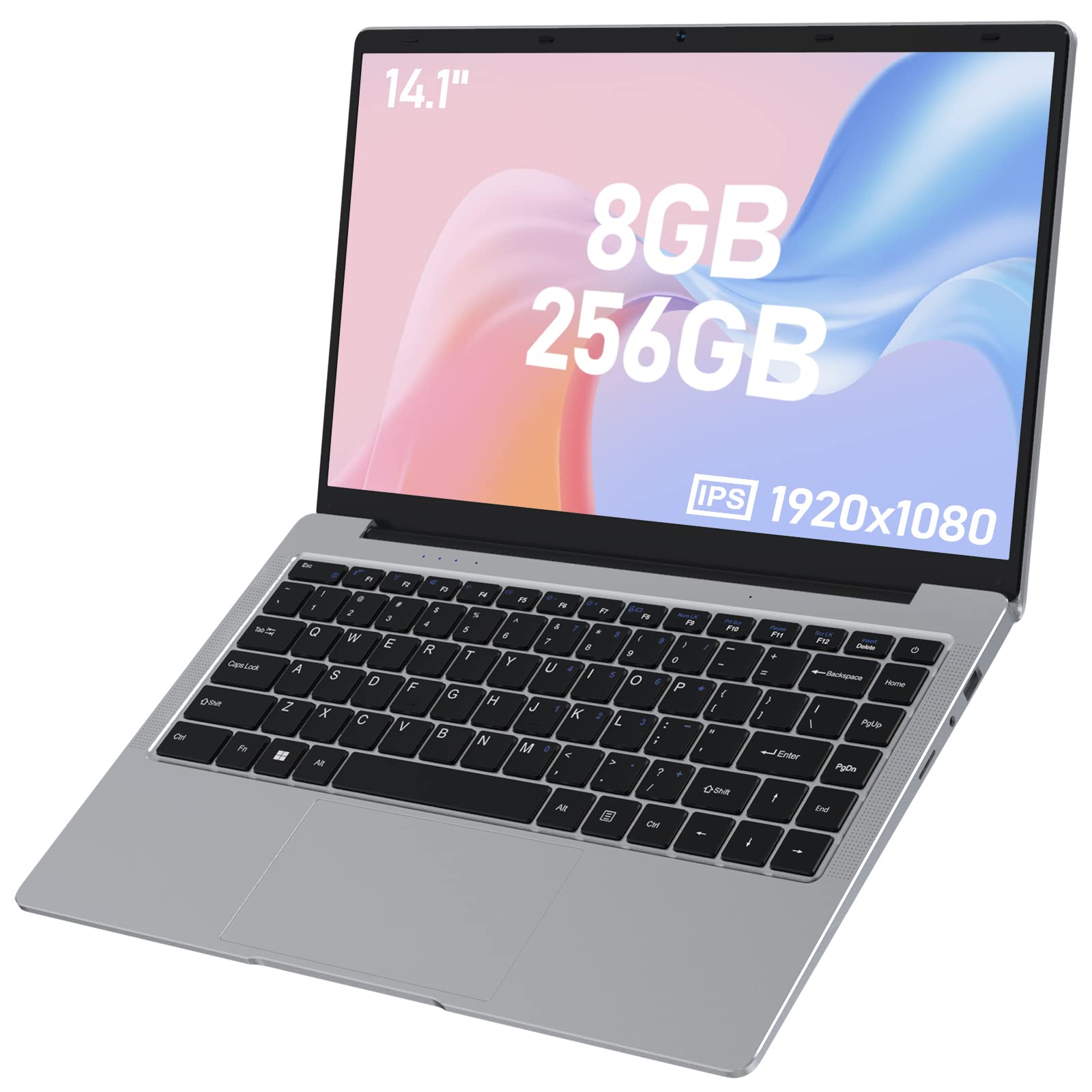 Amita 15,6 Zoll FHD Laptop – Intel N95, 16GB RAM, 1TB SSD, Win 11 Pro Für Alltag & Office