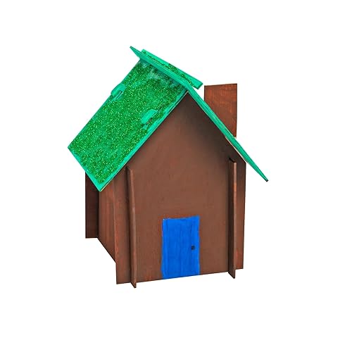 Miniatura 8 de Colorations Juego de 6 casas de construcción fácil (artículo # EZBHOUSE)