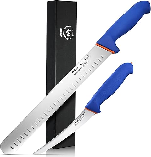 DRAGON RIOT Cuchillo de desollar de 6 pulgadas, cuchillo de desollar carne para cortar carne, cuchillo de procesamiento de carnicero de carne de