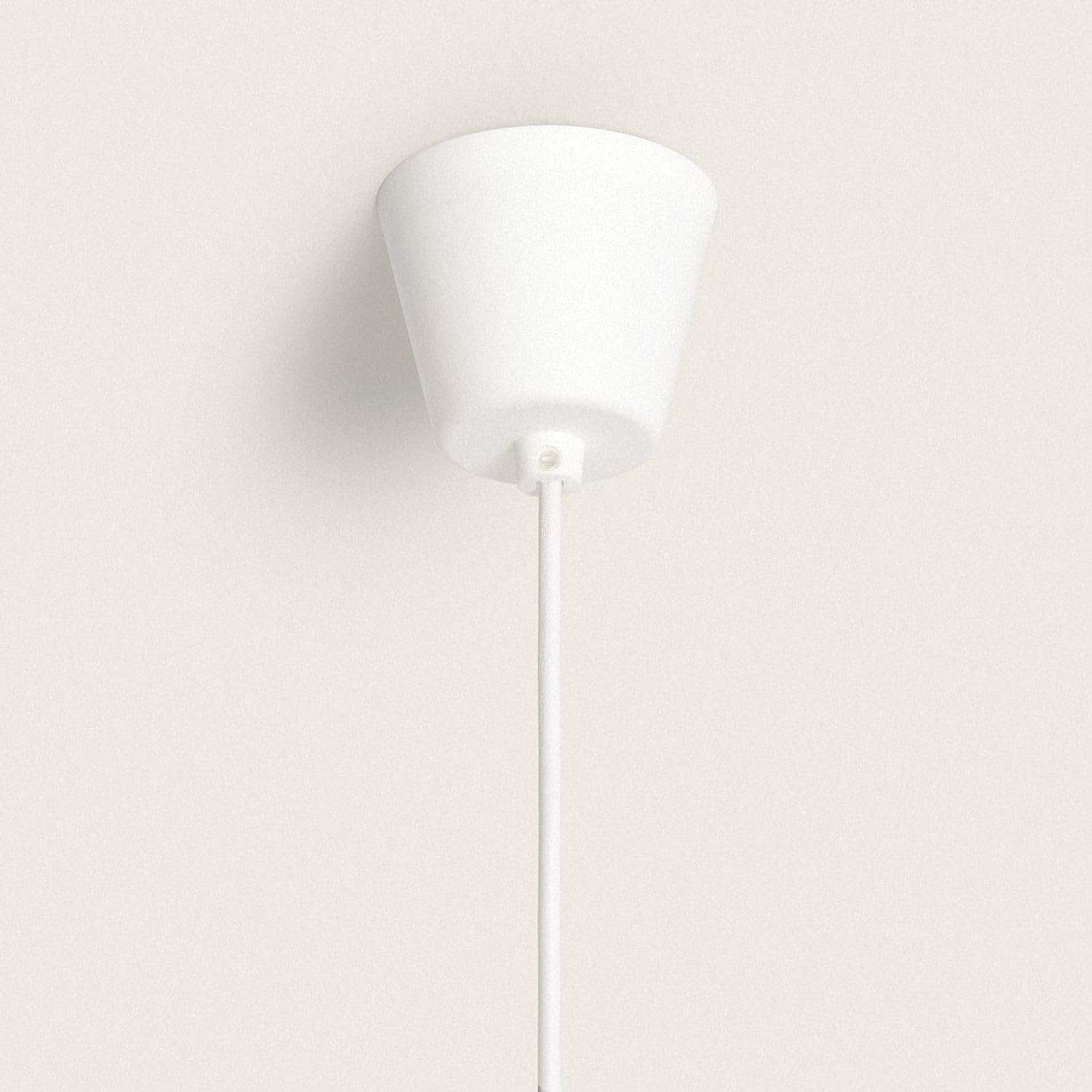 LEDKIA Lámpara Colgante Cuerda de Algodón Bris Diantha Beige | CasquilloE27