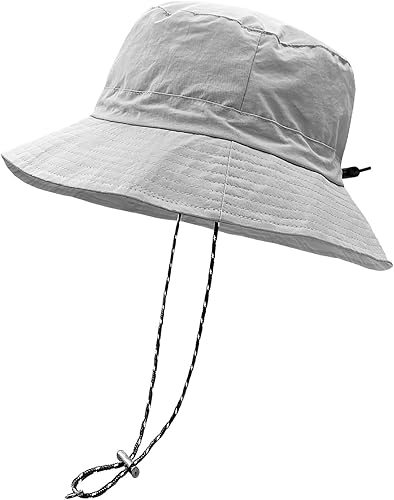 woogwin Sombrero de lluvia impermeable con correa para la barbilla de secado rápido plegable Boonie sombrero de sol sombrero safari sombrero disponible en Yaxa Venezuela