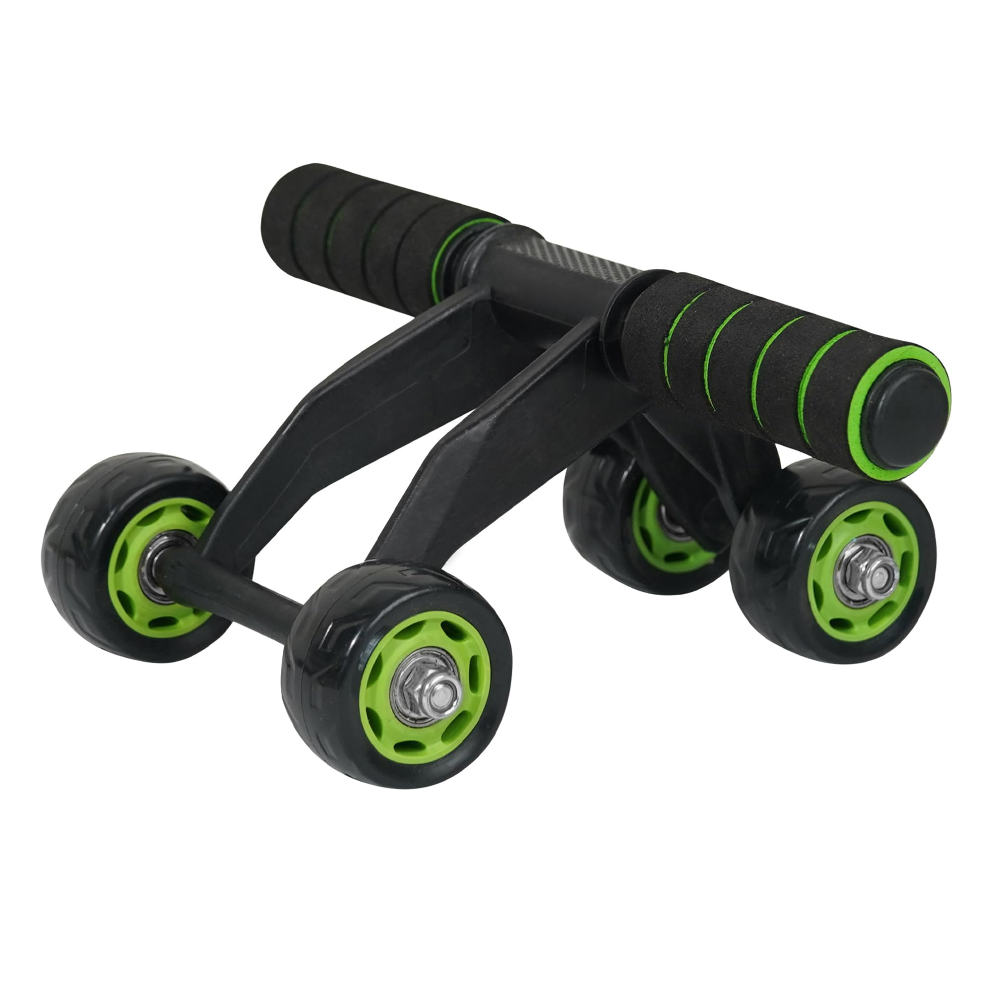 4 Wheel AB Roller with Knee Pad For Men and Women Upgraded ab Roller for six Pack abs Workout at Home Abdominal Stomach Exercise (GREEN)-image-26
