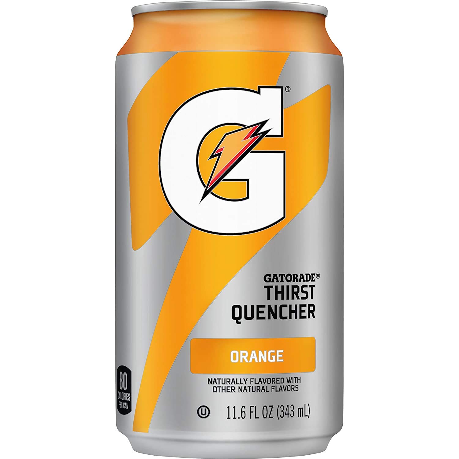 Gatorade in Cans The Thirst Quencher in 11.6 ounce cans (Orange, 12 Cans)
