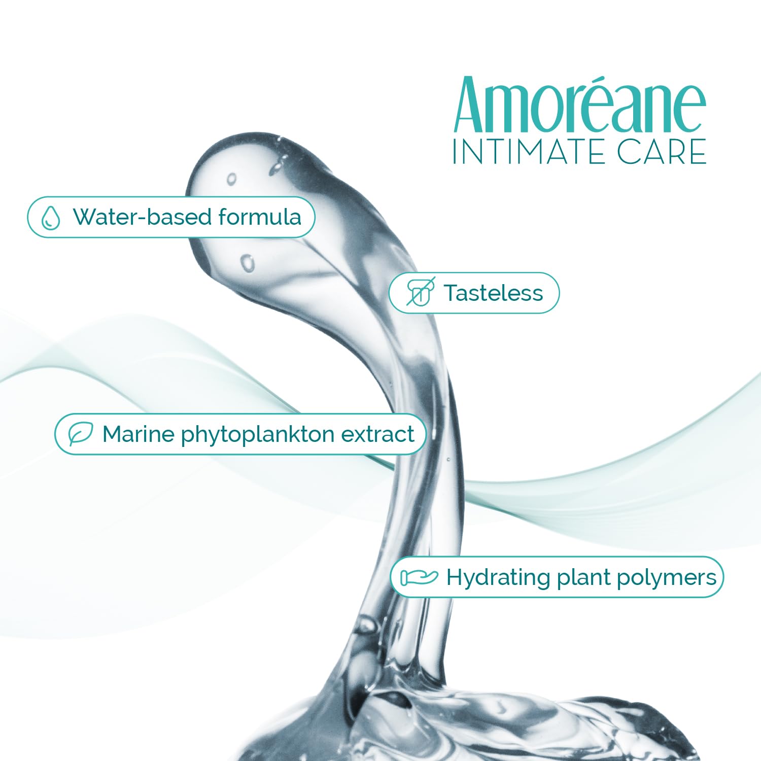 Amoréane Natural Lubricant – Lubricante Base Agua con Colágeno Marino y Fitoplancton – Hidratación y Confort - 10ml — view 3