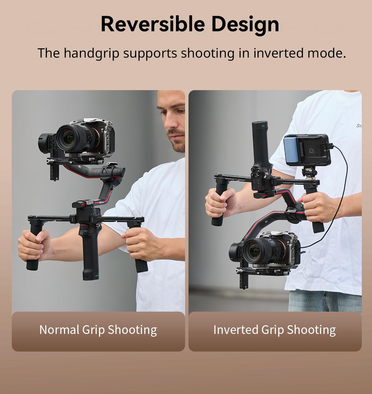 SMALLRIG Dual Handle Handgrip for DJI RS2 / RSC 2 (RS2 / RSC2