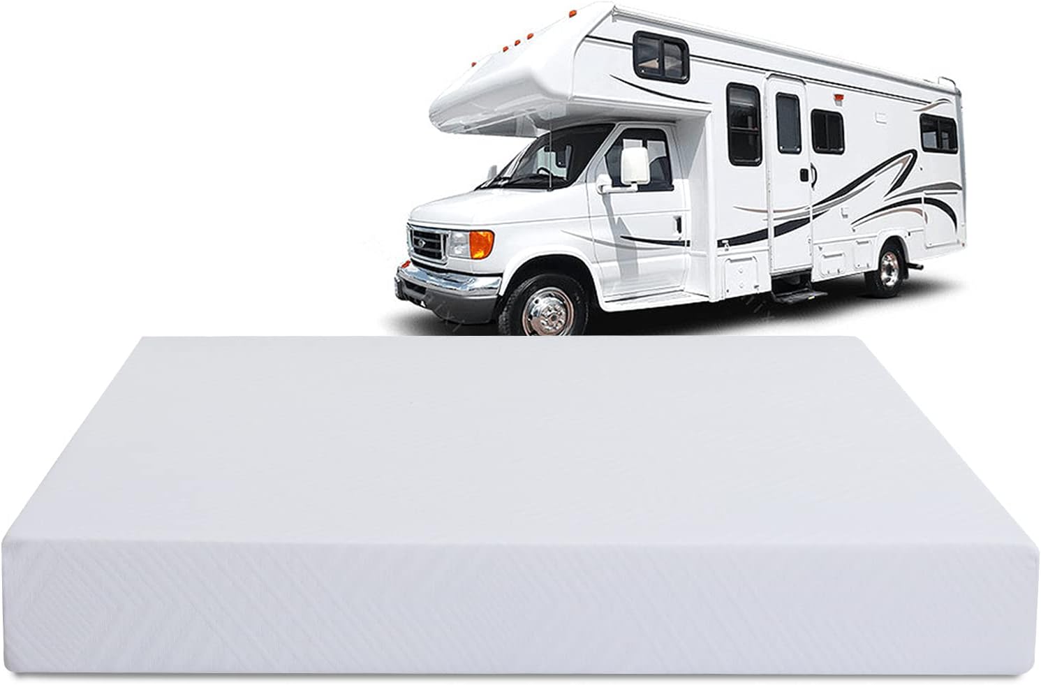 Opoiar 10 Inch RV Mattress Short Queen,Cooling Gel Memory