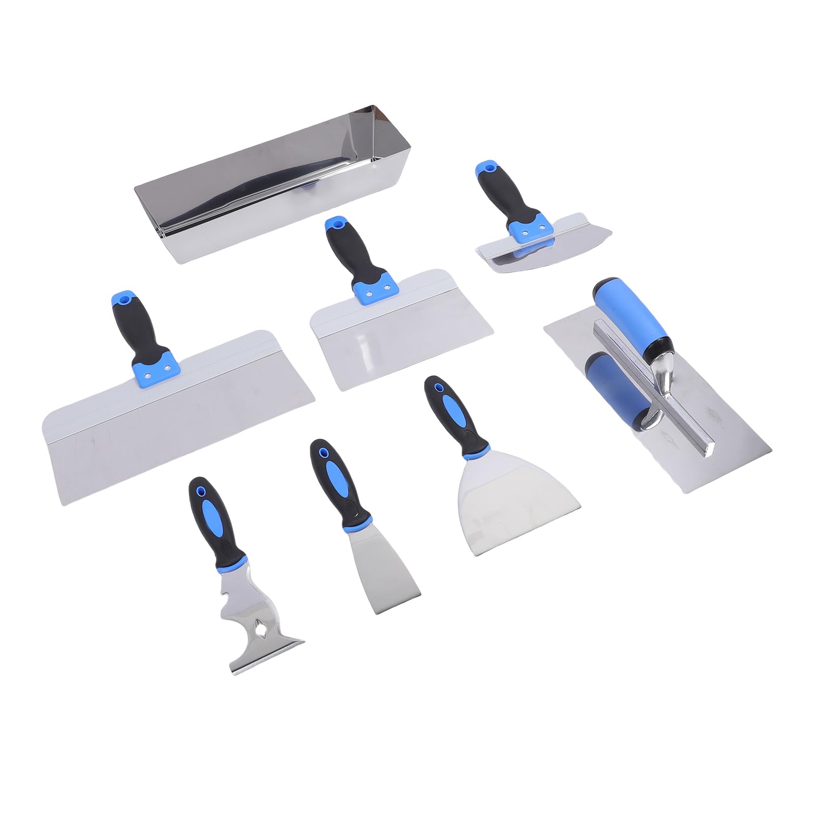 Generic 35,6 Cm Spachtel-Set aus Edelstahl, Schaber, Putzkelle für Fugen, Taping, Wandveredelung, Malerei, Textur, Professionelle Werkzeuge