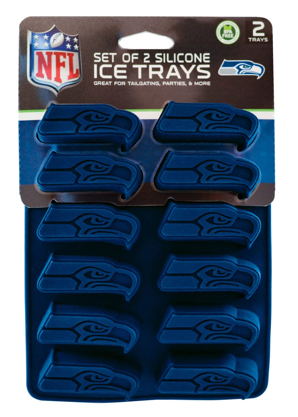 MasterPieces Fan Pans NFL Seattle Seahawks Ice Cube Tray
