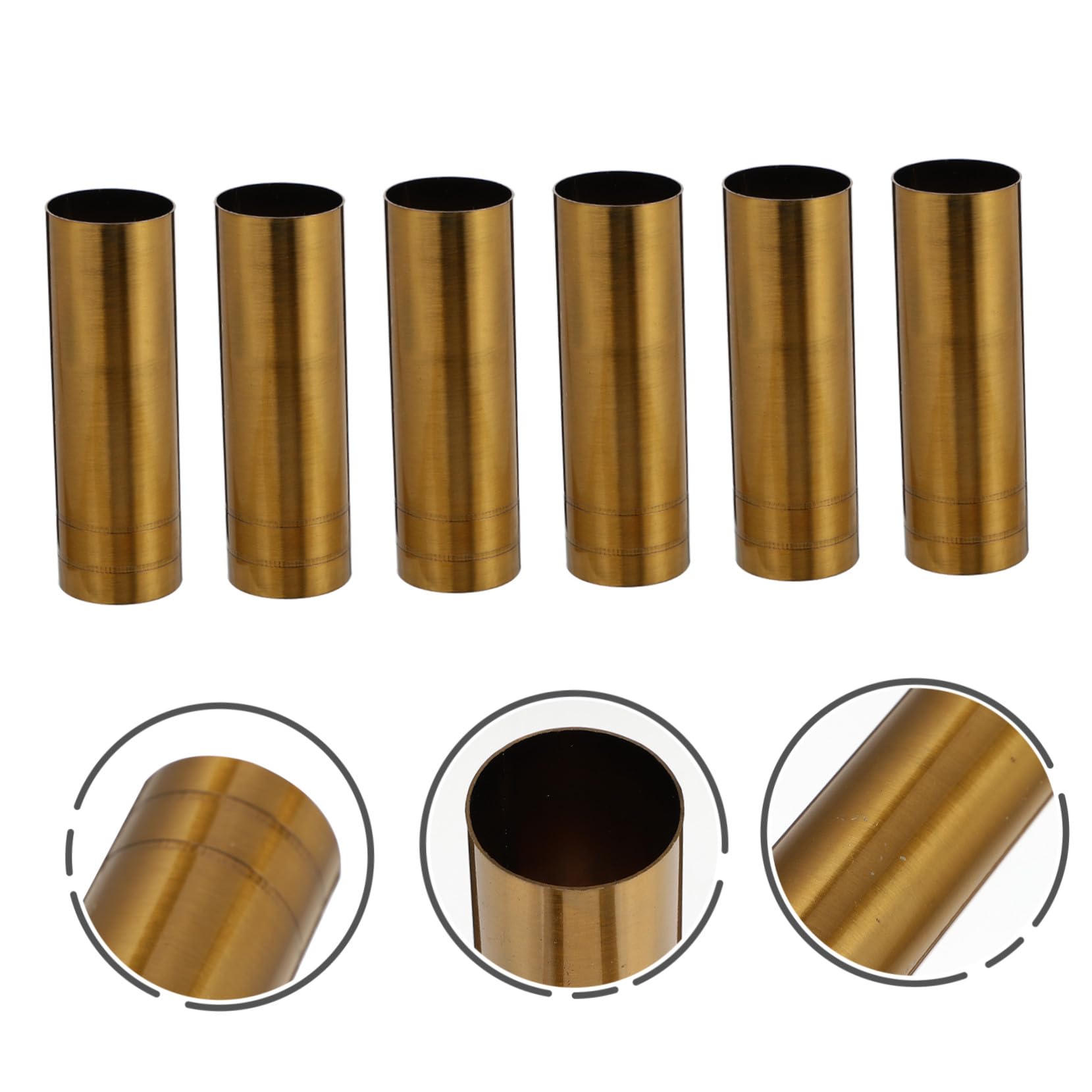 6 Piezas Portalámparas Vintage de Antiguo para Lámparas de Techo de Base para Bombillas Accesorios de Iluminación Retro para Salón Resistente y Ligero