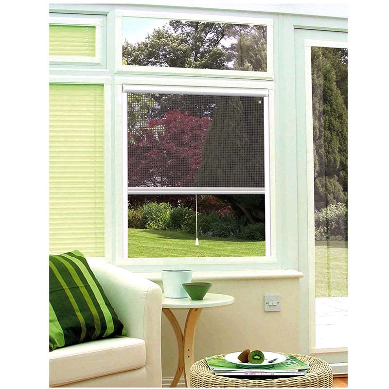 ZANZARIERA A RULLO FLASH 120X160CM COLORE BIANCO RAL 9010