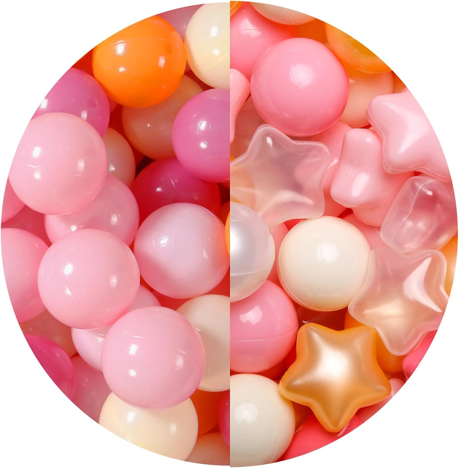 GOGOSO 200pcs Shape Ball Pit Balls