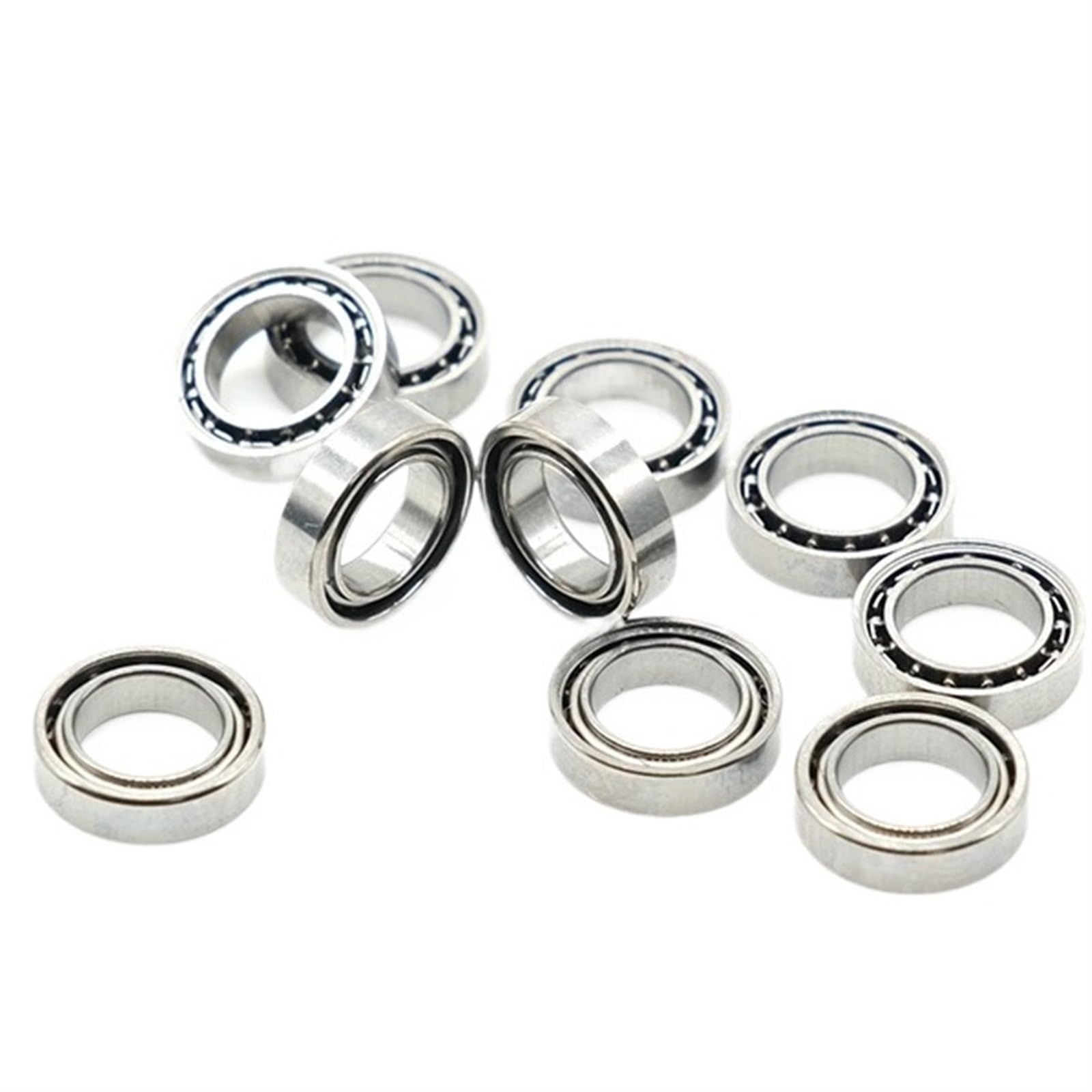 Deep Groove Double Rubber Seal Bearings SMR85 Open Bearing ABEC-7 10 Pieces 5x8x2 Mm Stainless Steel Miniature Ball Bearings S MR85 L850 675