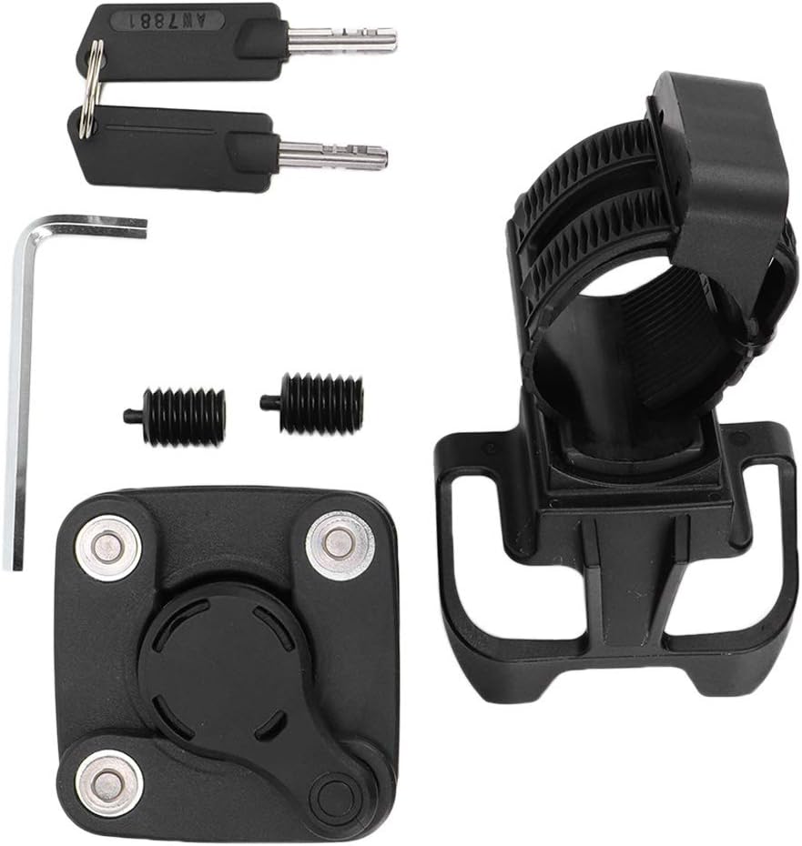 自転車ロック、ABS カバー付き高強度合金、複数の自転車用の盗難防止折りたたみデザイン、安全なハンドルとシートポストマウント