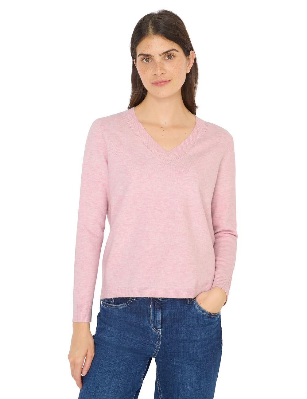 Cecil Damen Kuscheliger V-Neck Pullover